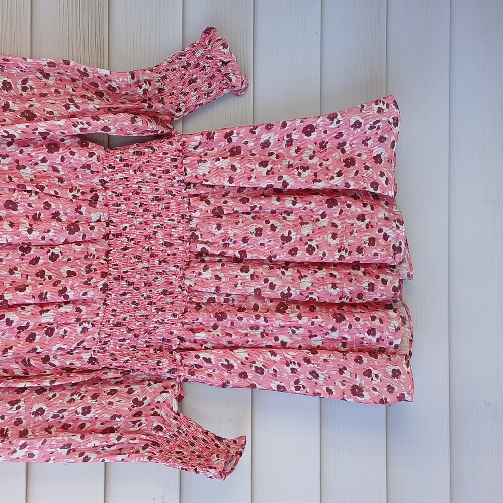 $445 Ramy Brook Penelope Ruffle Dress, Silk - Picture 6 of 9